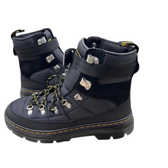 Dr. Martens Size M11/12 Combs Tech Padded Lace-Up Boots Durable Leather Textile - Picture 3 of 14